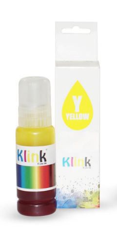 BOTELLA DE TINTA L 200 AMARILLO 100ML / KLINK