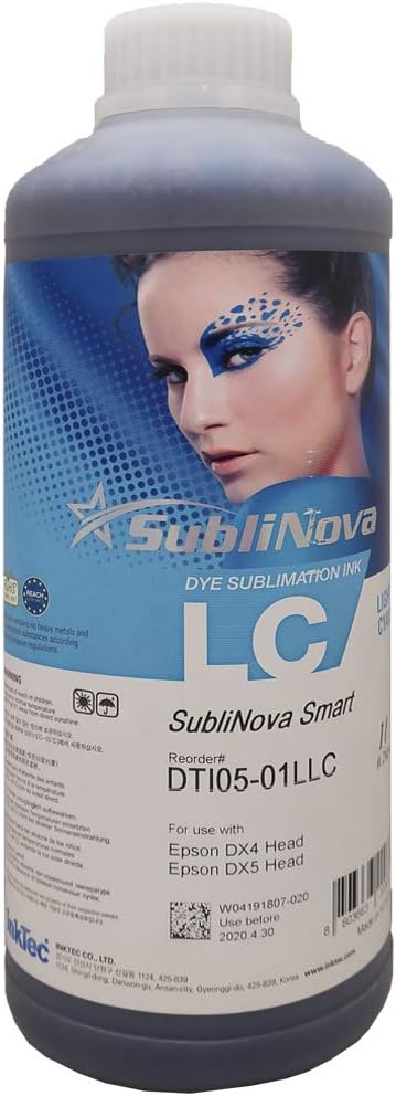 TINTA SUBLIMACION SUBLINOVA CYAN LIGHT DTI05-01LLC / INKTEC