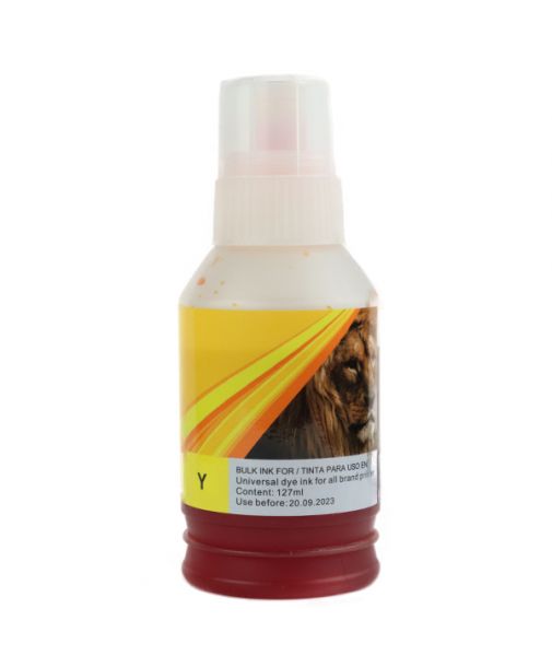 BOTELLA DE TINTA UNIVERSAL DYE AMARILLO 127 ML. / GENERACION 2