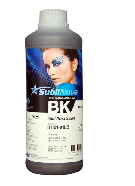 TINTA SUBLIMACION SUBLINOVA NEGRO DTI01-01LB / INKTEC