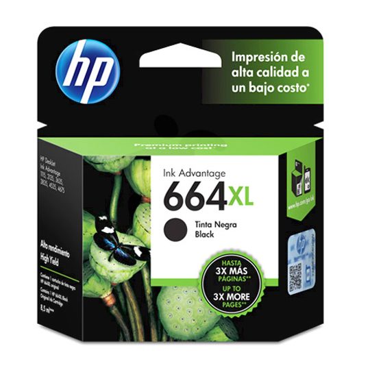 CART. TINTA HP 664 XL NEGRO / HEWLETT PACKARD