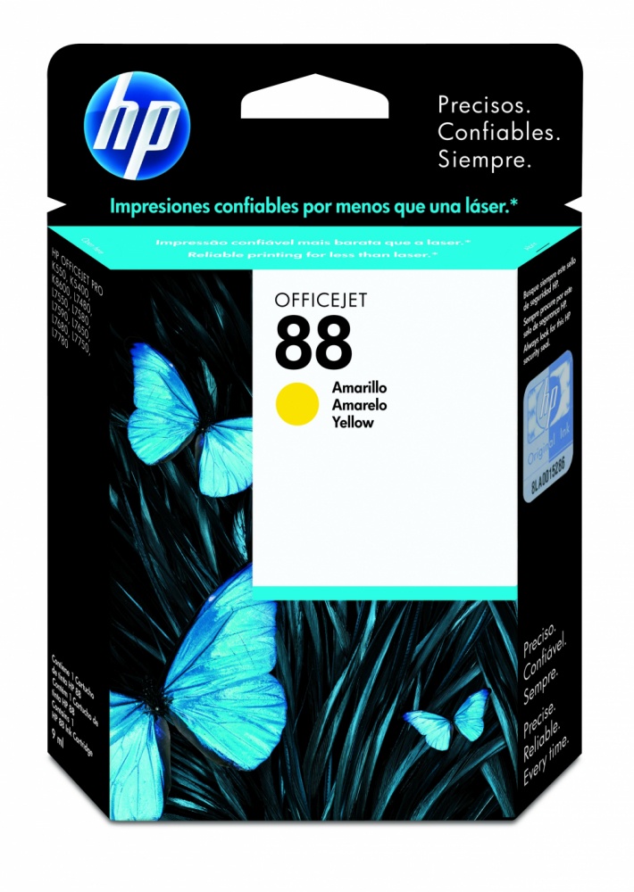 CART. TINTA HP 88 AMARILLO / HEWLETT PACKARD **REMATE**