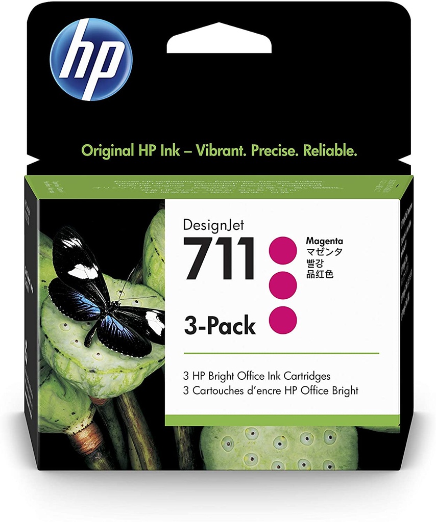 CART. TINTA HP 711 MAGENTA PACK 3 / HEWLETT PACKARD