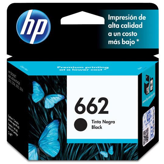 CART. TINTA HP 662 NEGRO / HEWLETT PACKARD