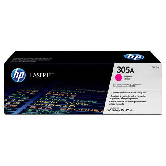 TONER ORIGINAL 400 (305A) MAGENTA / HEWLETT PACKARD