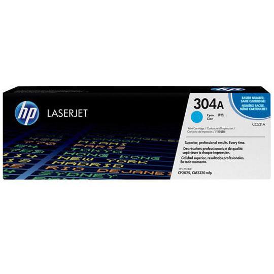 TONER ORIGINAL HP CP 2025 CYAN / HEWLETT PACKARD