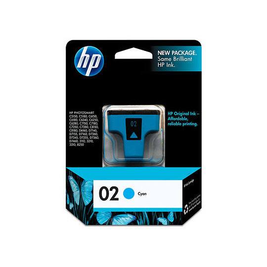 CART. TINTA HP 02 CYAN / HEWLETT PACKARD **DESCONTINUADO**