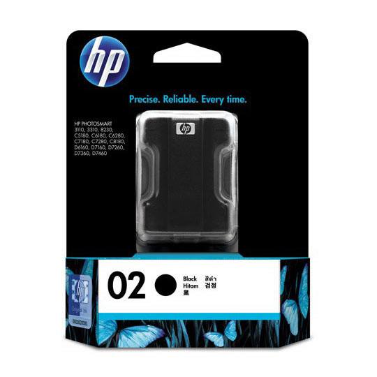 CART. TINTA HP 02 NEGRO / HEWLETT PACKARD **DESCONTINUADO**