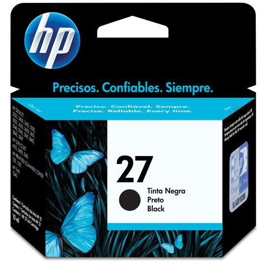 CART. TINTA HP 27 NEGRO / HEWLETT PACKARD **DESCONTINUADO**