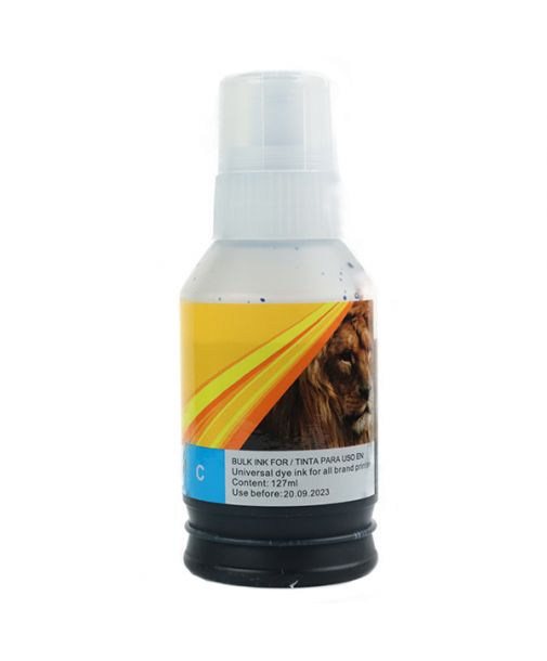 BOTELLA DE TINTA UNIVERSAL DYE CYAN 127 ML. / GENERACION 2