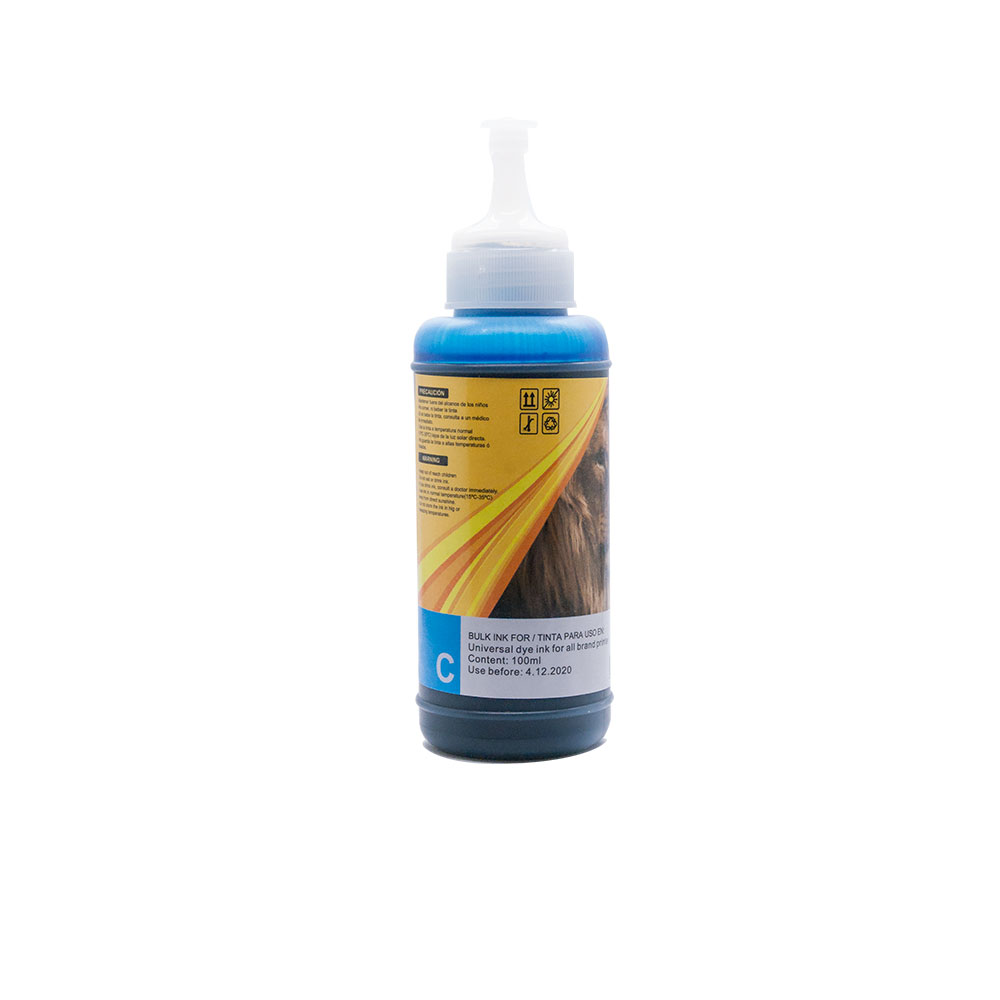 BOTELLA DE TINTA UNIVERSAL DYE CYAN 100 ML. / GENERACION 2