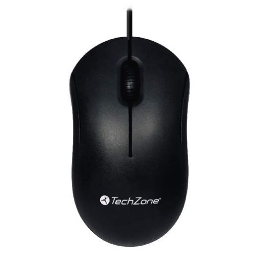 MOUSE USB NEGRO / TECHZONE