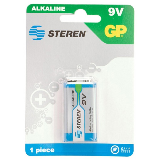 PILA ALCALINA MAX 9VOLTS / STEREN