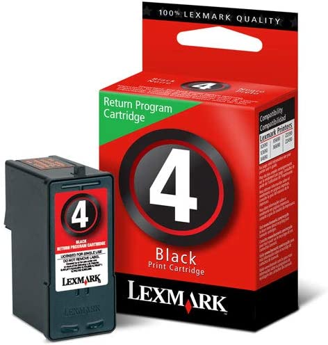 CART. TINTA LEXMARK 4 NEGRO / LEXMARK **REMATE**