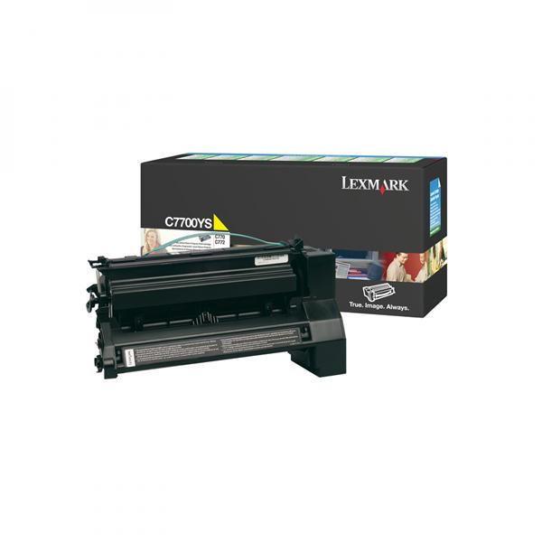 TONER ORIGINAL LEXMARK C 770 10K AMARILLO / LEXMARK **FIN DE INVENTARIO**