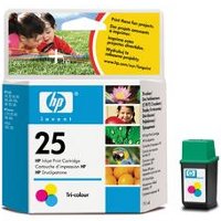 CART. TINTA HP 25 / HEWLETT PACKARD **REMATE**