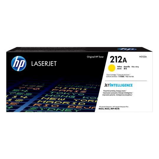 TONER ORIGINAL HP W2122A AMARILLO / HEWLETT PACKARD