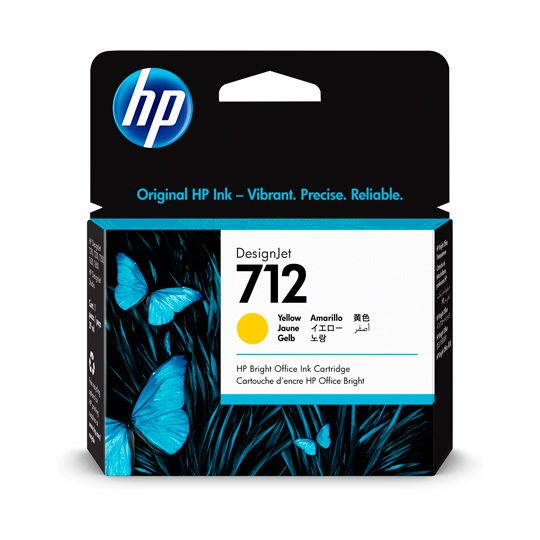 CART. TINTA HP 712 AMARILLO / HEWLETT PACKARD