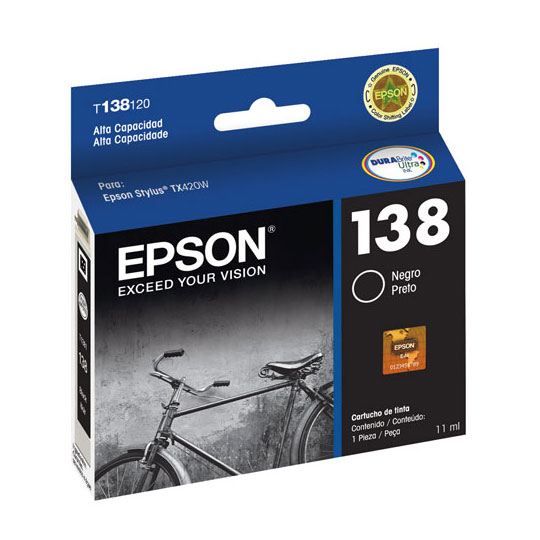 CART. TINTA EPSON T138120-AL NEGRO / EPSON **DESCONTINUADO**