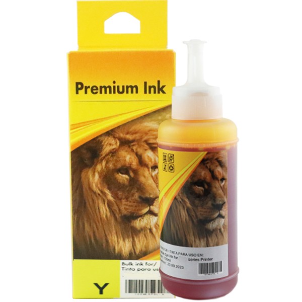 100 ML. TINTA SUBLIMACION AMARILLO / GENERACION 2 **FIN DE INVENTARIO**