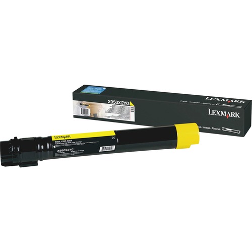 TONER ORIGINAL LEXMARK X950X2YG AMARILLO 22K / LEXMARK