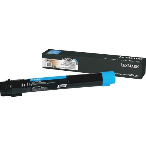 TONER ORIGINAL LEXMARK X950X2CG CYAN 22K / LEXMARK