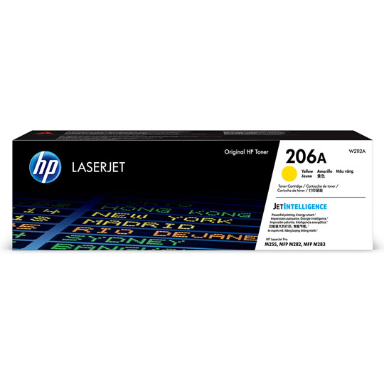 TONER ORIGINAL HP W2112A AMARILLO 1.3K / HEWLETT PACKARD