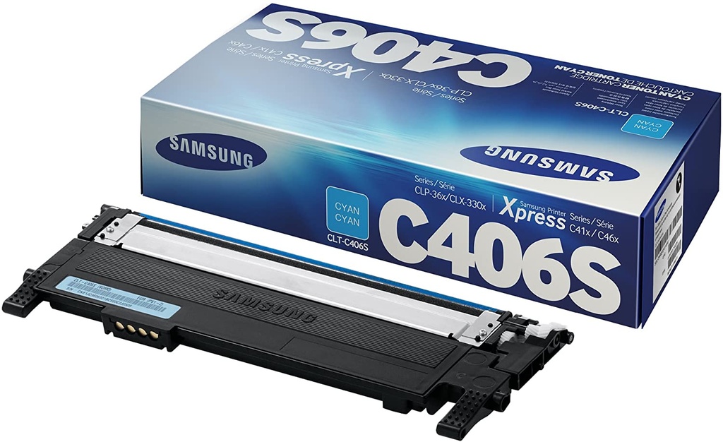 TONER ORIGINAL CLT-C406S CYAN 1K / SAMSUNG