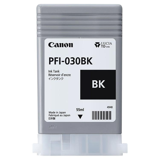 CART. TINTA CANON PFI 030BK NEGRO / CANON