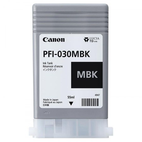 CART. TINTA CANON PFI 030MBK NEGRO MATE / CANON