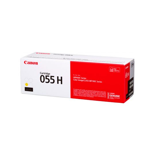 TONER ORIGINAL CANON 055H AMARILLO 5.9K / CANON