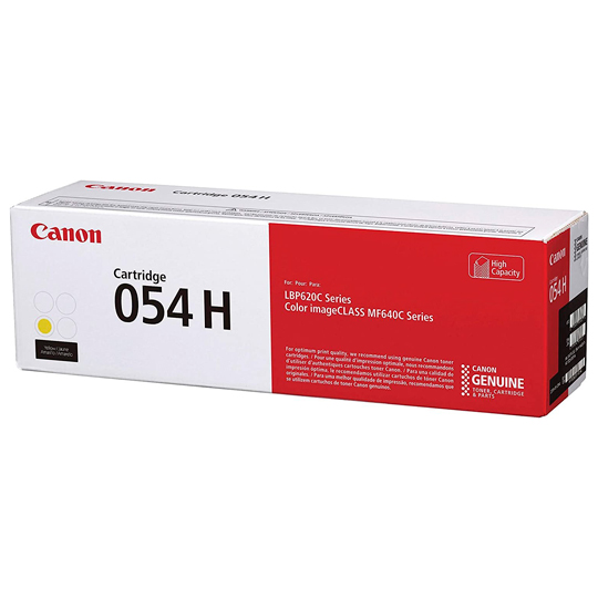 TONER ORIGINAL CANON 054H AMARILLO 2.3K / CANON