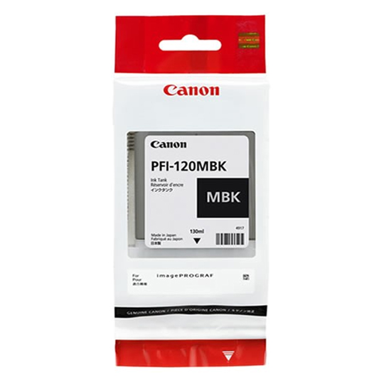 CART. TINTA CANON PFI-120 NEGRO MATE / CANON