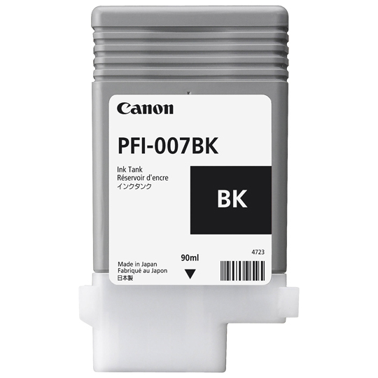 CART. TINTA CANON PFI 007 NEGRO / CANON