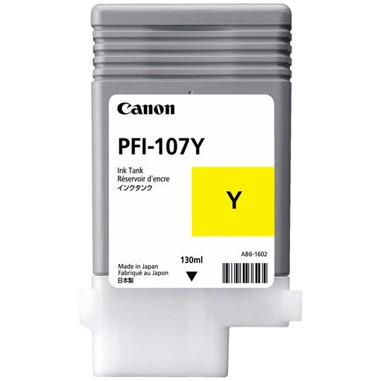 CART. TINTA CANON PFI 107 AMARILLO / CANON