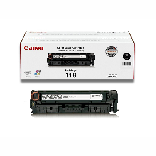 TONER ORIGINAL CANON 118 NEGRO 3.3K / CANON