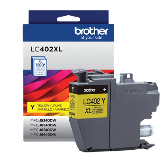 CART. TINTA BROTHER LC 402 XL AMARILLO / BROTHER