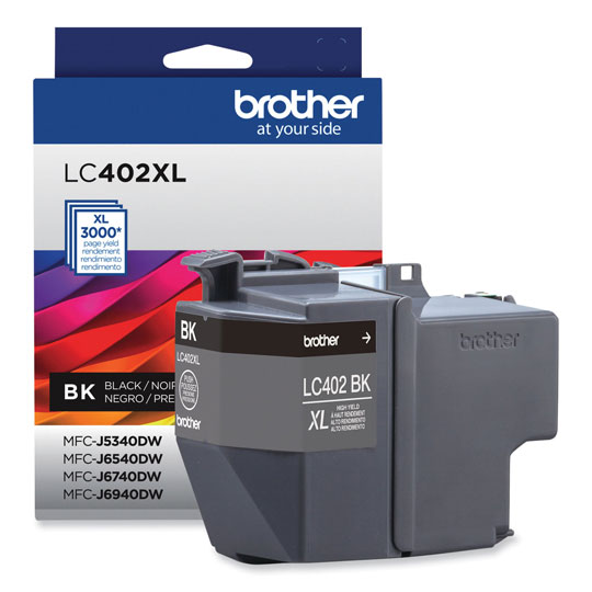 CART. TINTA BROTHER LC 402 XL NEGRO / BROTHER