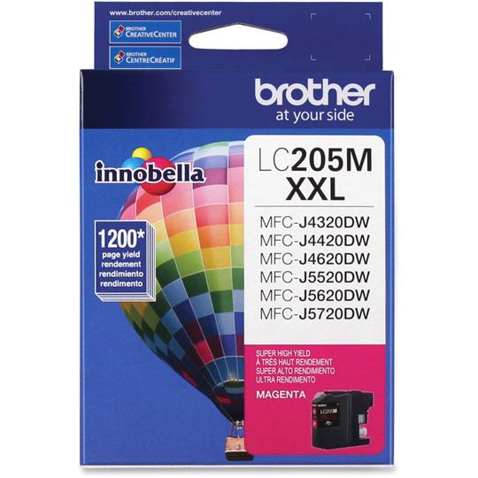 CART. TINTA BROTHER LC 205 MAGENTA / BROTHER