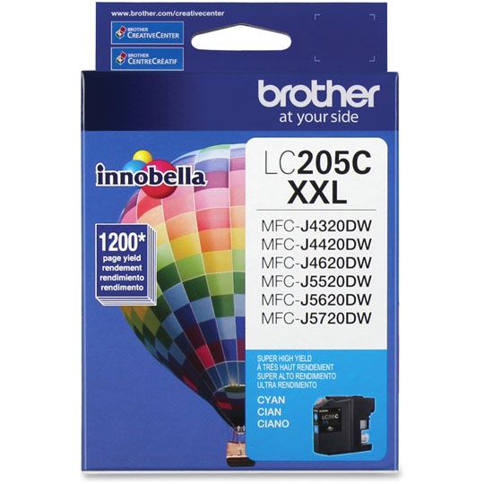 CART. TINTA BROTHER LC 205 CYAN / BROTHER