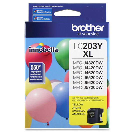 CART. TINTA BROTHER LC203Y AMARILLO / BROTHER