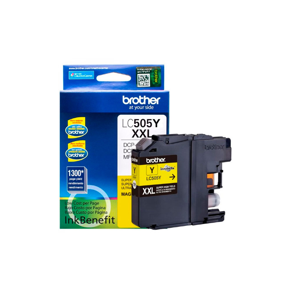 CART. TINTA BROTHER LC 505 AMARILLO / BROTHER