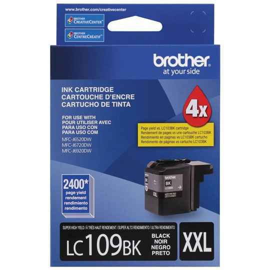 CART. TINTA BROTHER LC 109 XXL NEGRO / BROTHER