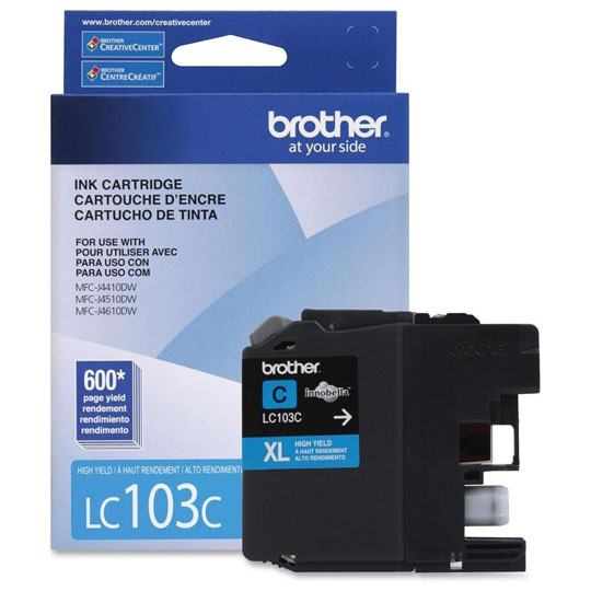 CART. TINTA BROTHER LC 103 CYAN / BROTHER