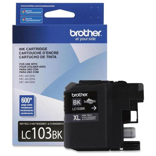 CART. TINTA BROTHER LC 103 NEGRO / BROTHER