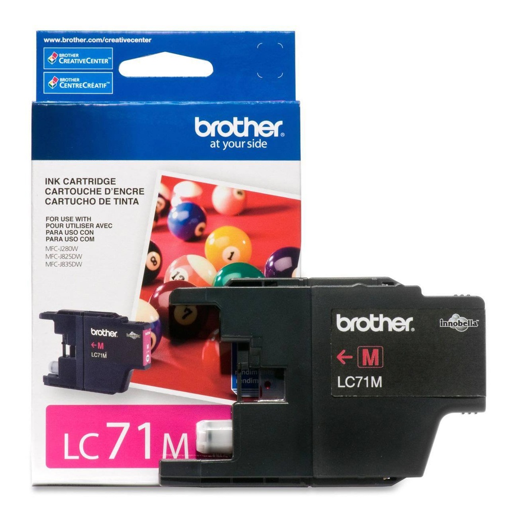 CART. TINTA BROTHER LC 71 MAGENTA / BROTHER **DESCONTINUADO**