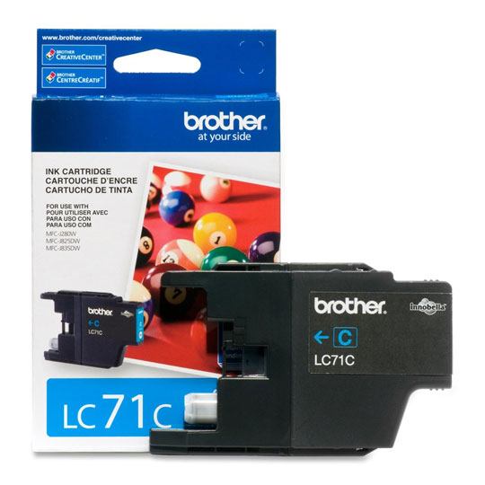 CART. TINTA BROTHER LC 71 CYAN / BROTHER **DESCONTINUADO**