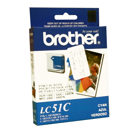 CART. TINTA BROTHER LC 51 CYAN / BROTHER **DESCONTINUADO**