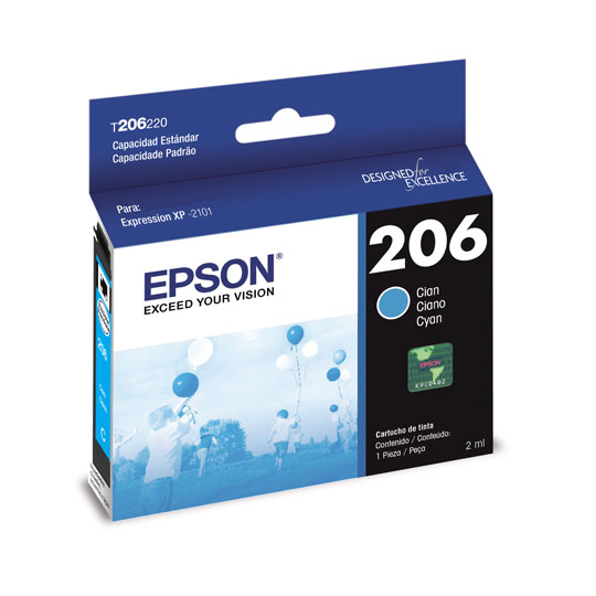 CART. TINTA EPSON T206220-AL CYAN / EPSON