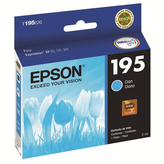 CART. TINTA EPSON T195220-AL CYAN / EPSON **DESCONTINUADO**